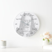 Math-Gleichungen und Notationen Große Wanduhr (Zuhause)