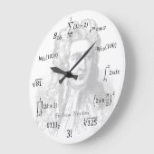 Math-Gleichungen und Notationen Große Wanduhr (Winkel)