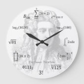 Math-Gleichungen und Notationen Große Wanduhr (Vorderseite)