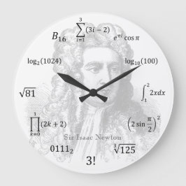 Math-Gleichungen und Notationen Große Wanduhr