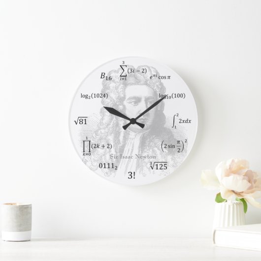 Math-Gleichungen und Notationen Große Wanduhr (Zuhause)