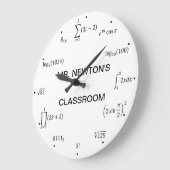 Math-Gleichungen und Notationen Große Wanduhr (Winkel)
