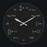 Math-Gleichungen und Notationen Große Wanduhr<br><div class="desc">Unsere Uhr für die mathematische Gleichung mit Gottfried Leibniz,  einem der beiden Väter der Analysis,  ist die perfekte Ergänzung zu jedem Zimmer! Fügen Sie einen Namen für eine persönliche Touch hinzu. Tolle Geschenkidee für Lehrer,  Student,  Ingenieur und Mathematiker!</div>