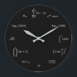 Math-Gleichungen und Notationen Große Wanduhr<br><div class="desc">Unsere Uhr für die mathematische Gleichung mit Gottfried Leibniz,  einem der beiden Väter der Analysis,  ist die perfekte Ergänzung zu jedem Zimmer! Fügen Sie einen Namen für eine persönliche Touch hinzu. Tolle Geschenkidee für Lehrer,  Student,  Ingenieur und Mathematiker!</div>