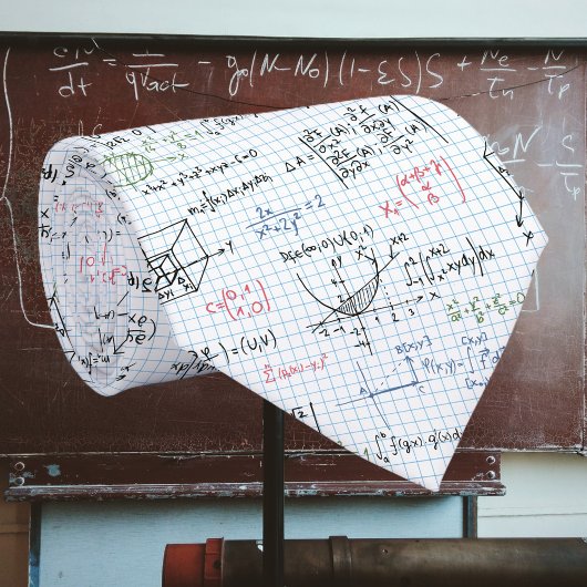 Math-Gleichungsmuster Krawatte