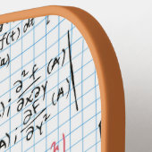 Math-Gleichungsmuster Pickleball Schläger (Linke Seite)