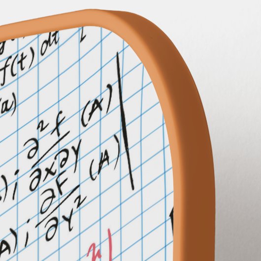 Math-Gleichungsmuster Pickleball Schläger (Linke Seite)
