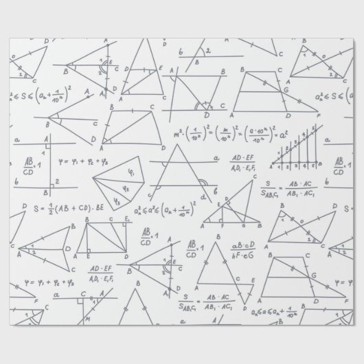 Math Graphs Musterlehrer Geschenkpapier (Flach)