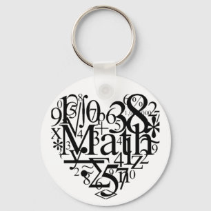 Math Heart Schlüsselanhänger