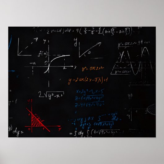 Math Horizontal Poster (Vorne)