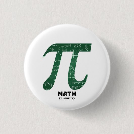 Math I Love It - Science Quotes Button (Vorderseite)
