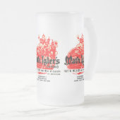 Math Igler's Casino Restaurant, Chicago Mattglas Bierglas (VorderseiteRechts)