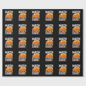 Math Is A Piece of Cake Pi Day Funny Geschenkpapier (Flach)