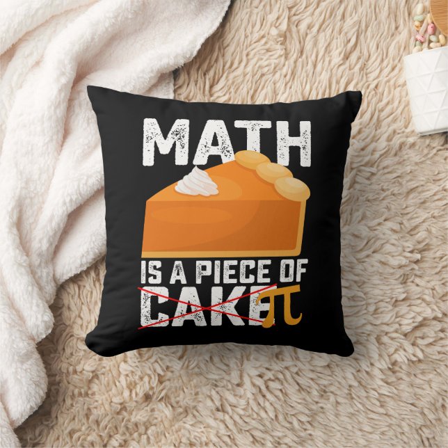 Math Is A Piece of Cake Pi Day Funny Kissen (Decke)