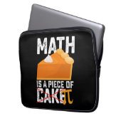 Math Is A Piece of Cake Pi Day Funny Laptopschutzhülle (Vorderseite Links)