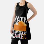 Math Is A Piece of Cake Pi Day Funny Schürze (InSitu)