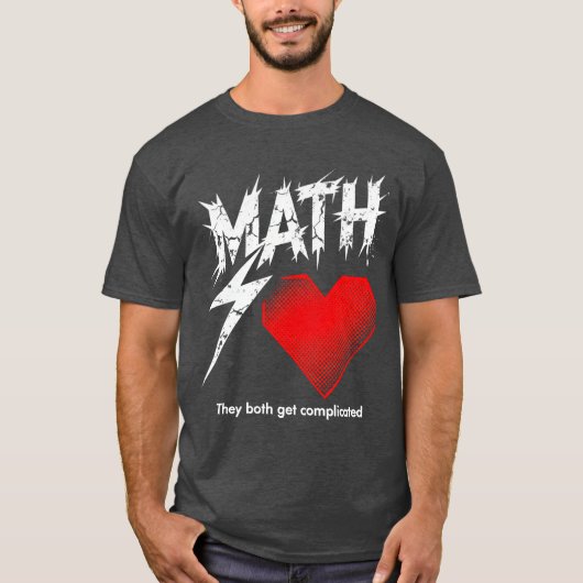 Math Is Like Love Graphic Tee (Vorderseite)