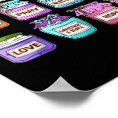 Math Is My Jam And Im Here To Spread It Funny Math Poster (Ecke)