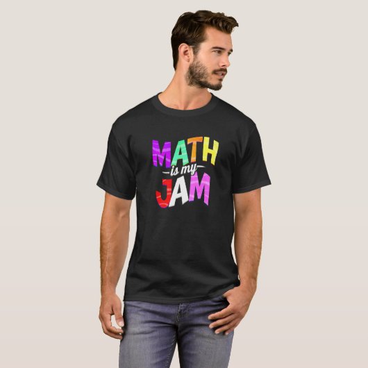 Math is my Jam - Math Teacher Premium T-Shirt (Vorne ganz)