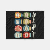 Math Is My Jam Teacher Shirt Stem Student Clroom Fleecedecke (Vorderseite (Horizontal))