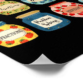 Math Is My Jam Teacher Shirt Stem Student Clroom Poster (Ecke)