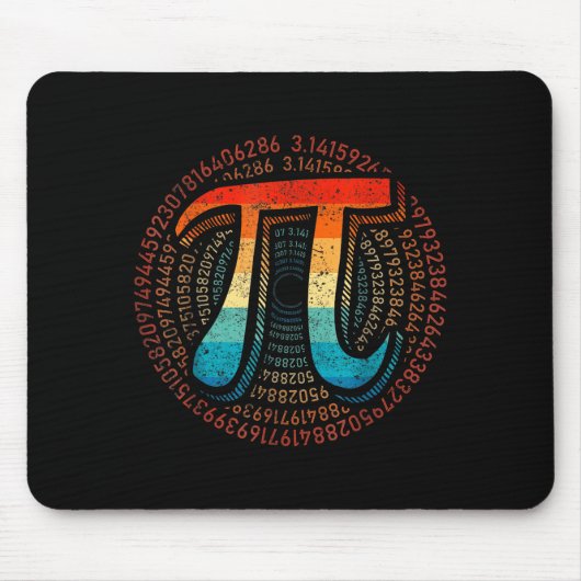 Math Is Simple As Pi Math Teacher Happy Pi Day Lov Mousepad (Vorne)