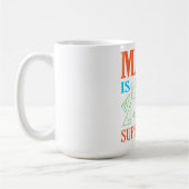 Math Is Superpower Teacher Mathematics Maths Kaffeetasse (Links)