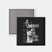 Math Ist Kein Prob-Llama Lustiger Llama Mann Fraue Magnet (Vorderseite/Rückseite)
