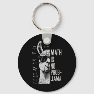Math ist kein Prob-Llama Lustiger Llama Mann Fraue Schlüsselanhänger