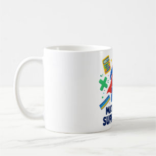 Math ist mein Superhelden-Kaffee-Tasse Kaffeetasse