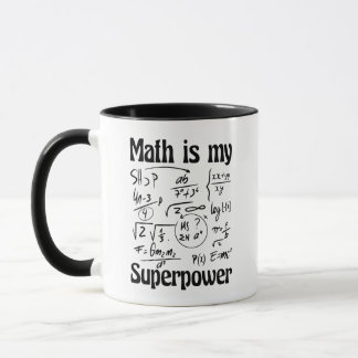 MATH IST MEINE SUPERPOWER TASSE