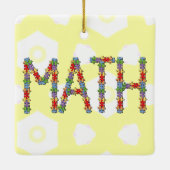 Math Jigsaw Keramikornament (Rückseite)