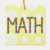 Math Jigsaw Keramikornament (Vorderseite)