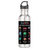 Math keeps you balanced edelstahlflasche (Vorderseite)