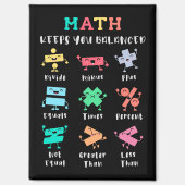 Math keeps you balanced magnet (Vorderseite)