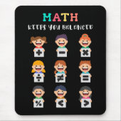 Math keeps you balanced mousepad (Vorne)