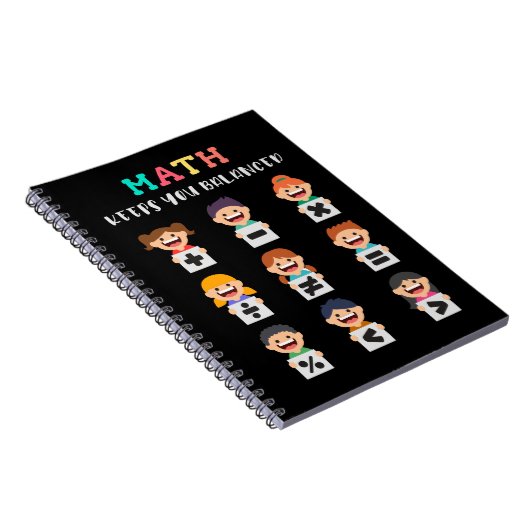 Math keeps you balanced notizblock (Rechte Seite)
