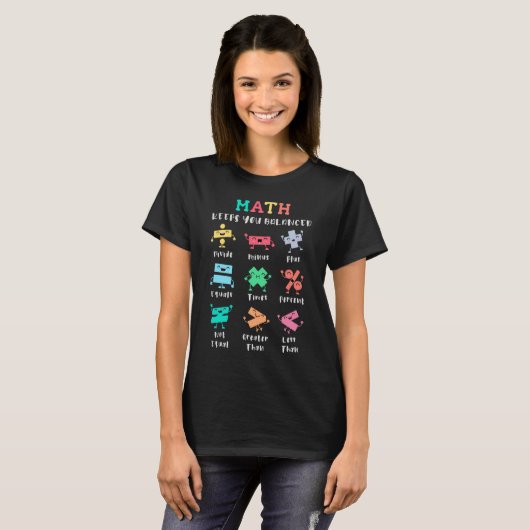 Math keeps you balanced T-Shirt (Vorne ganz)