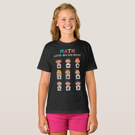 Math keeps you balanced T-Shirt (Vorne ganz)