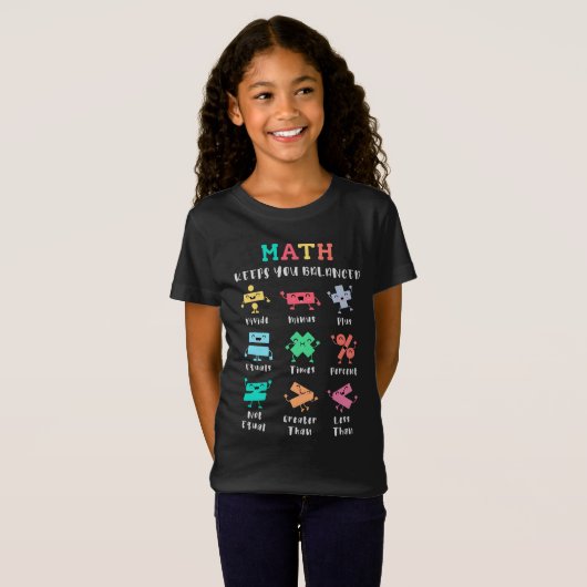 Math keeps you balanced T-Shirt (Vorne ganz)