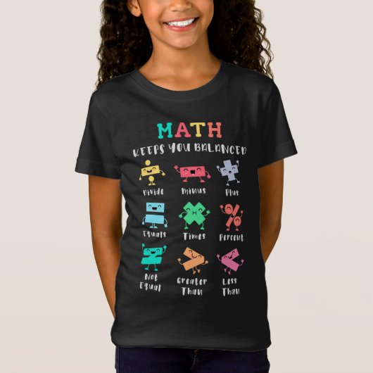 Math keeps you balanced T-Shirt (Vorderseite)