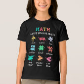 Math keeps you balanced Tri-Blend shirt (Vorderseite)