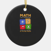 Math Keramik Ornament (Vorne)