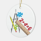 Math Keramik Ornament (Links)