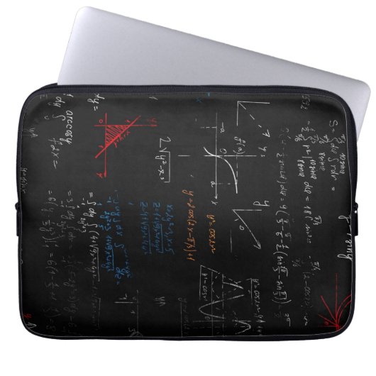 Math Laptop Sleeve (Vorderseite)