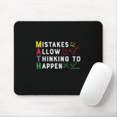 Math Lehrer Math Zulassen Happen Mousepad (Mit Mouse)