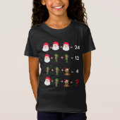 Math Lehrer Weihnachts-Shirt Quiz T - Shirt (Vorderseite)