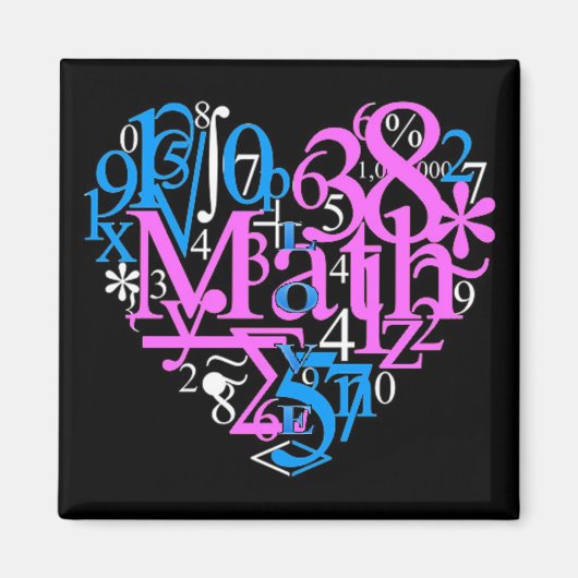 Math Liebe Magnet (Vorne)