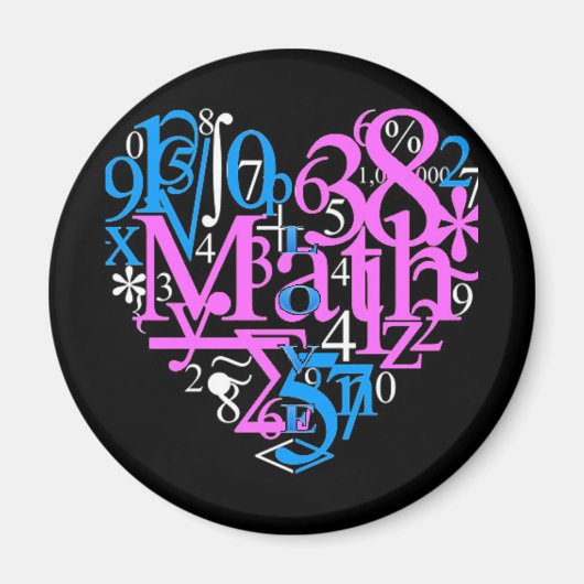 Math Liebe Magnet (Vorne)