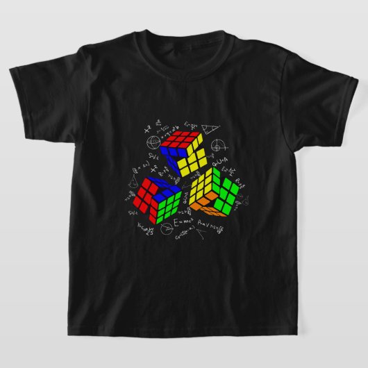 Math Lover Cuber Speed Cubing Puzzles Funny Cube G T-Shirt (Ablage )